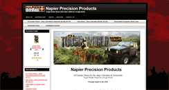 Desktop Screenshot of napierprecisionproducts.com